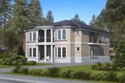 Mediterranean Style House Plan - 7 Beds 6.5 Baths 5141 Sq/Ft Plan #1066-101 