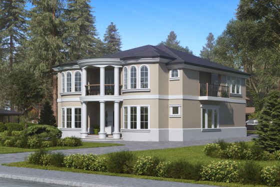 Exterior - Other Elevation for Mediterranean House Plan #1066-101 - 7 bed, 6.5 bath
