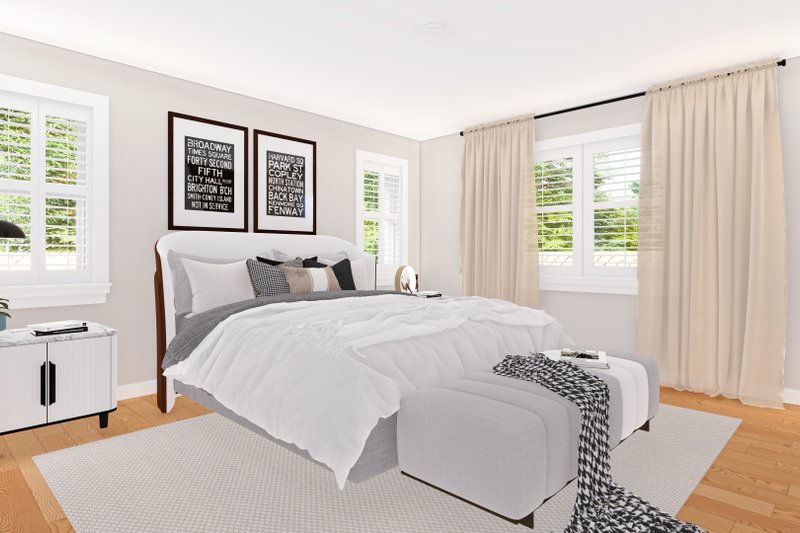 Home Plan - Interior - Master Bedroom for Ranch House Plan #1060-302 - 3 bed, 2 bath