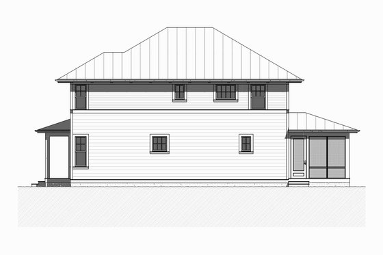 Exterior - Other Elevation for Prairie House Plan #901-116 - 4 bed, 3.5 bath