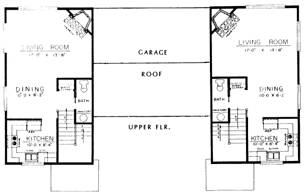 Traditional Floor Plan - Upper Floor Plan #303-243