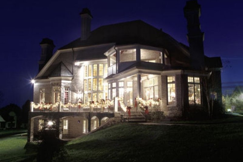 Architectural House Design - Exterior - Other Elevation 1 for European House Plan #119-182 - 4 bed, 4.5 bath