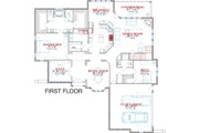 Traditional Style House Plan - 4 Beds 4 Baths 3307 Sq/Ft Plan #63-132 