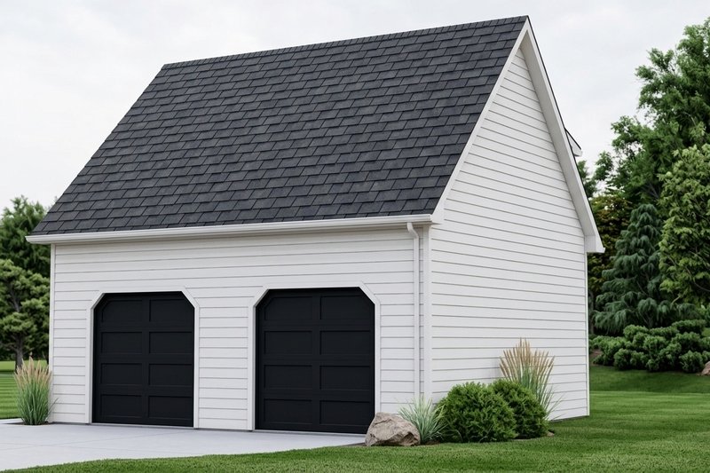 House Blueprint - Exterior - Front Elevation 2 for Country House Plan #1064-260, 1 bath
