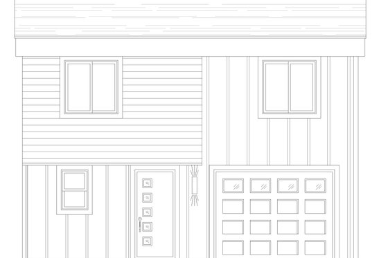Exterior - Other Elevation 1 for Contemporary House Plan #932-47 - 3 bed, 2 bath