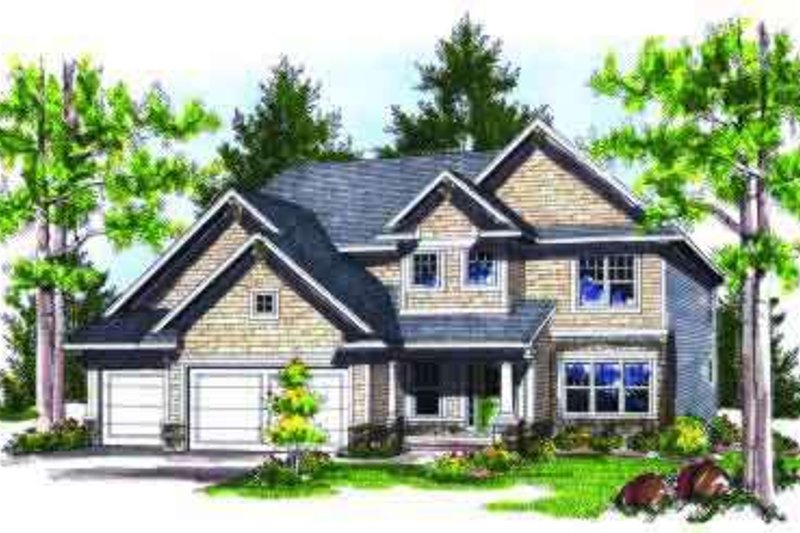 Dream House Plan - Traditional Exterior - Front Elevation Plan #70-735
