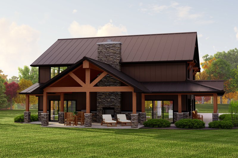 House Blueprint - Exterior - Other Elevation 1 for Country House Plan #1064-239 - 2 bed, 2.5 bath