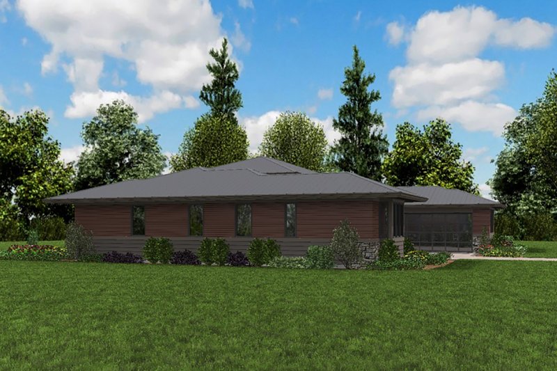 House Plan Design - Exterior - Other Elevation for Contemporary House Plan #48-958 - 3 bed, 2.5 bath