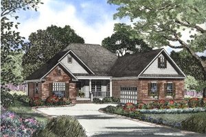 Traditional Exterior - Front Elevation Plan #17-1122