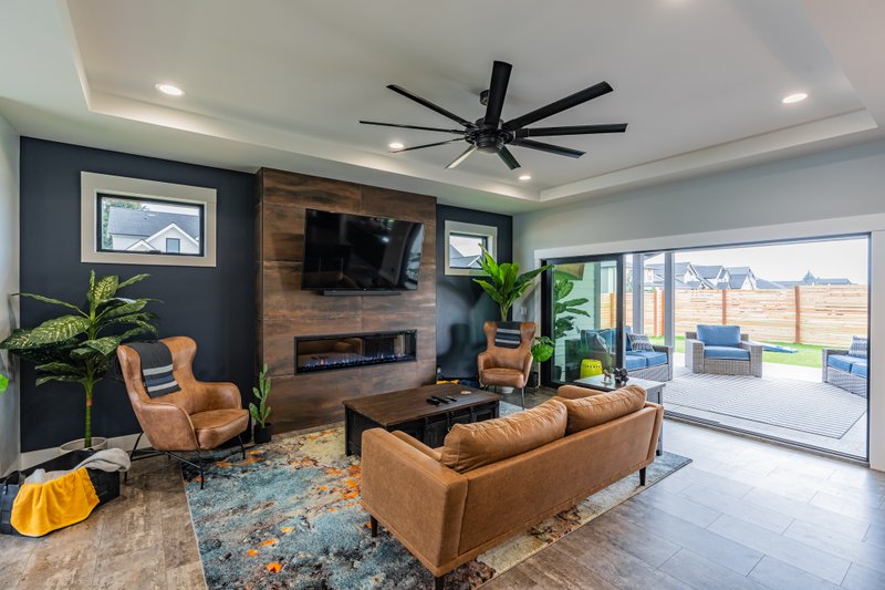 Home Plan - Interior - Family Room 1 for Contemporary House Plan #1070-153 - 3 bed, 2.5 bath
