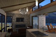 Contemporary Style House Plan - 1 Beds 1 Baths 480 Sq/Ft Plan #484-6 