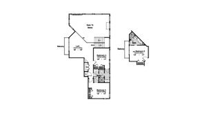 Floor Plan - Upper Floor for Mediterranean House Plan #417-343 - 4 bed, 3 bath