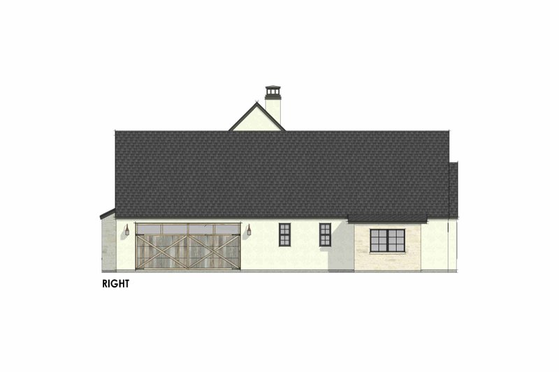 Architectural House Design - Exterior - Other Elevation for European House Plan #1096-64 - 4 bed, 3.5 bath