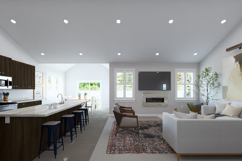 Home Plan - Interior - Kitchen 3 for Traditional House Plan #1060-219 - 3 bed, 2 bath