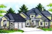 Traditional Style House Plan - 4 Beds 3.5 Baths 3246 Sq/Ft Plan #70-636 