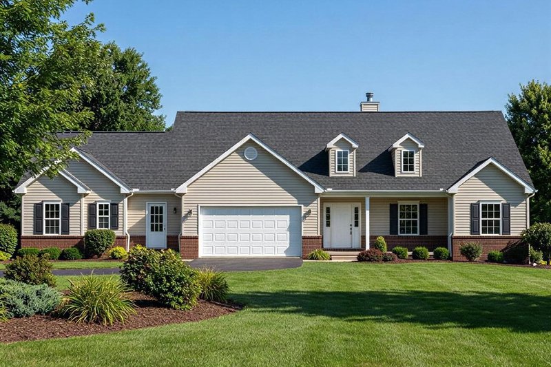 Architectural House Design - Ranch Exterior - Front Elevation Plan #22-648