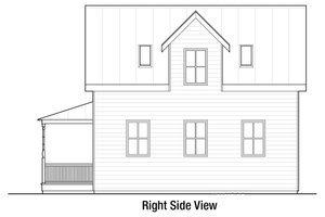 Exterior - Other Elevation 1 for Cottage House Plan #915-5 - 2 bed, 1.5 bath