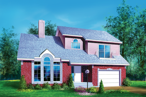 Traditional Exterior - Front Elevation Plan #25-2100