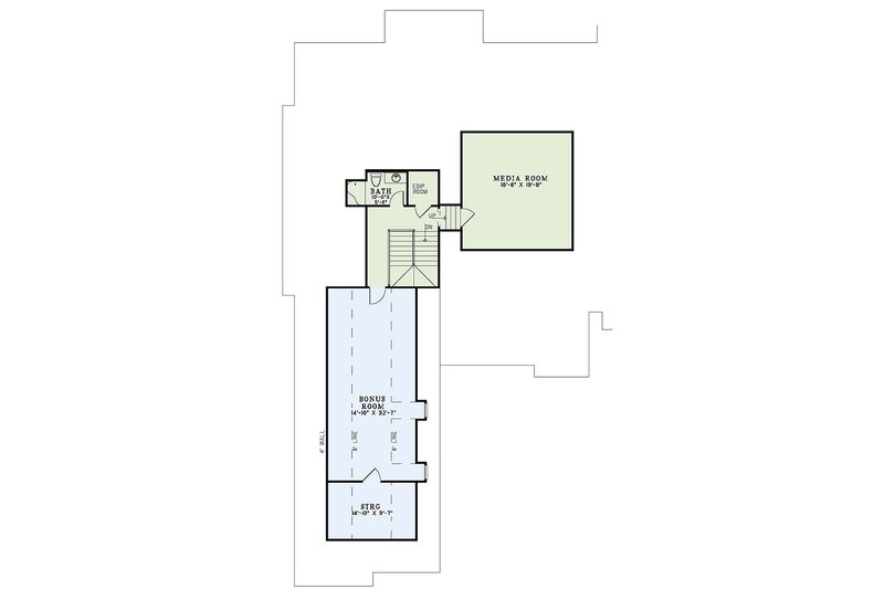 House Plan Design - Floor Plan - Upper Floor for European House Plan #17-2476 - 3 bed, 4.5 bath