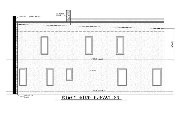 Modern Style House Plan - 4 Beds 3.5 Baths 4864 Sq/Ft Plan #20-2534 ...