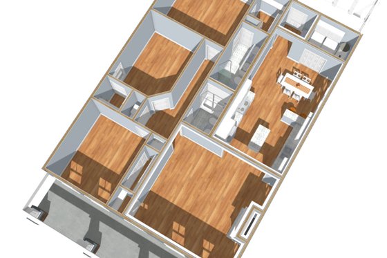 Interior - Other for Craftsman House Plan #44-232 - 3 bed, 2 bath