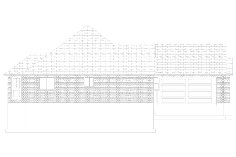 House Plan Design - Exterior - Other Elevation for Ranch House Plan #1060-173 - 3 bed, 2 bath