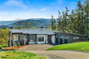 Exterior - Front Elevation for Contemporary House Plan #1070-161 - 4 bed, 2.5 bath