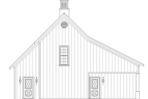 Exterior - Rear Elevation for Barndominium House Plan #45-625 - 3 bed, 2.5 bath