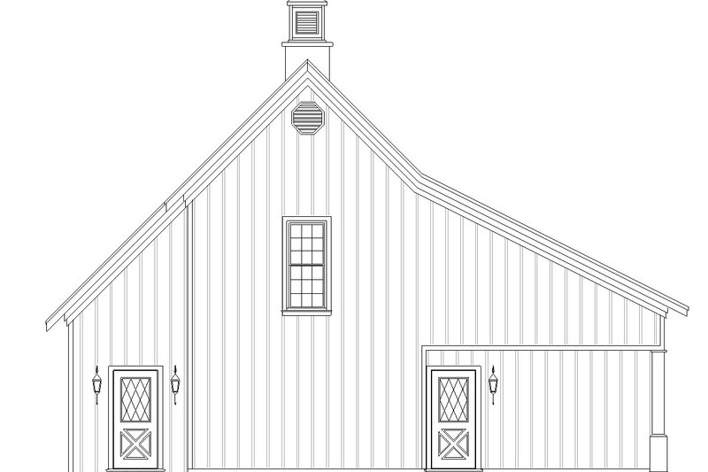 House Design - Exterior - Rear Elevation for Barndominium House Plan #45-625 - 3 bed, 2.5 bath