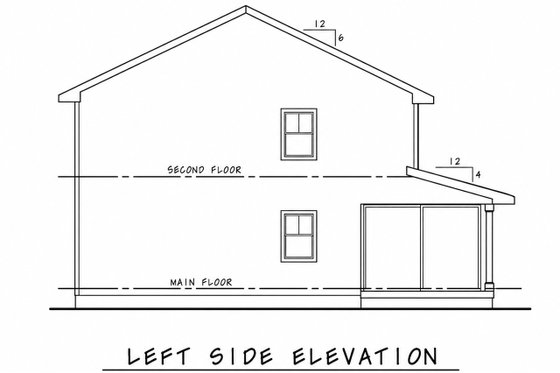 Exterior - Other Elevation for Farmhouse House Plan #20-2627 - 3 bed, 2.5 bath