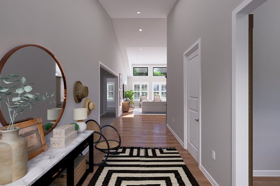 Interior - Entry for Barndominium House Plan #1060-292 - 3 bed, 3.5 bath