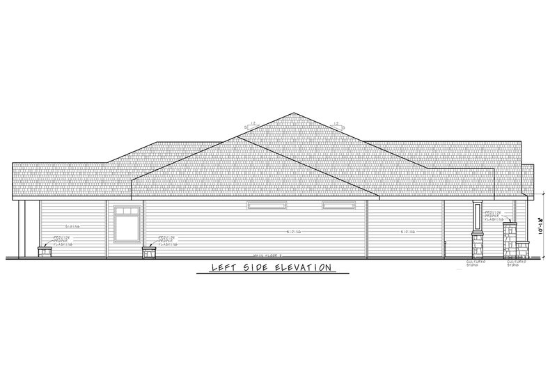 House Plan Design - Exterior - Other Elevation for Craftsman House Plan #20-2531 - 3 bed, 2.5 bath