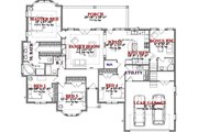 Traditional Style House Plan - 4 Beds 3 Baths 2047 Sq/Ft Plan #63-360 