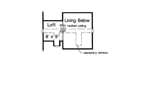 House Design - Colonial Floor Plan - Upper Floor Plan #410-249