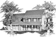 Traditional Style House Plan - 3 Beds 2.5 Baths 1709 Sq/Ft Plan #329-208 
