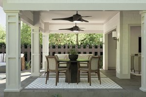 Interior - Dining Room 1 for Craftsman House Plan #455-437, 1 bath