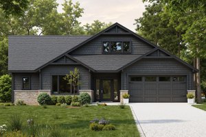 Architectural House Design - Bungalow Exterior - Front Elevation Plan #112-272