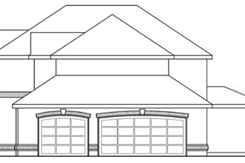 Home Plan - Exterior - Other Elevation 1 for European House Plan #124-209 - 3 bed, 2.5 bath