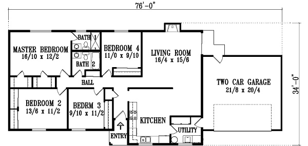 Home Plan - Mediterranean Floor Plan - Main Floor Plan #1-1301