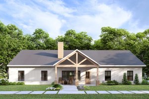 Dream House Plan - Barndominium Exterior - Front Elevation Plan #1117-8