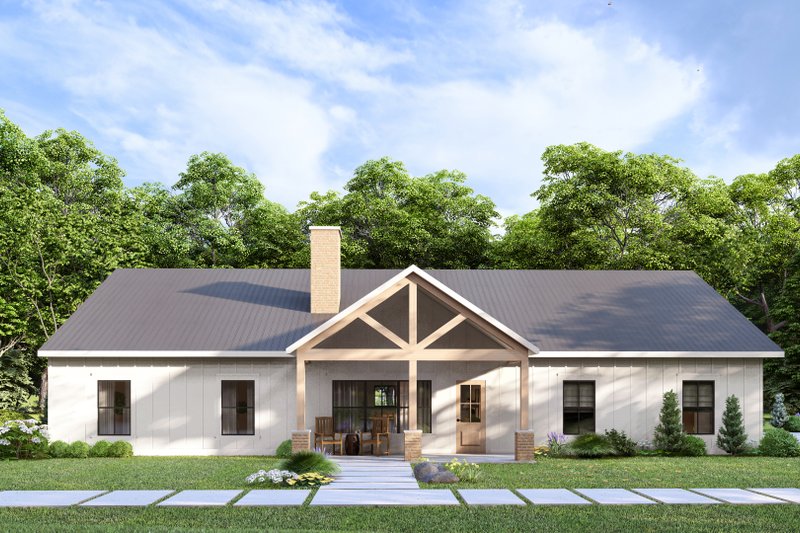 Dream House Plan - Barndominium Exterior - Front Elevation Plan #1117-8
