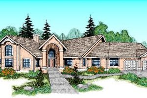 Traditional Exterior - Front Elevation Plan #60-222