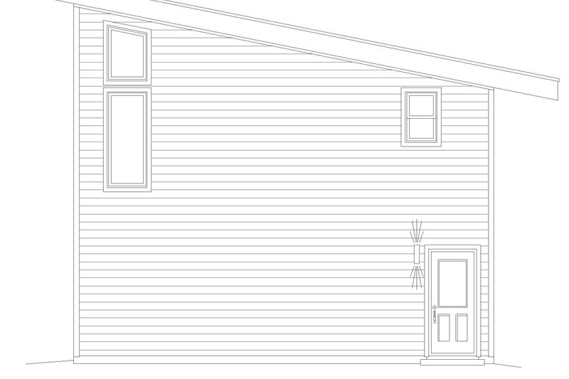 Dream House Plan - Exterior - Other Elevation 1 for Contemporary House Plan #932-688 - 1 bed, 1 bath