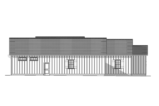 Exterior - Other Elevation 1 for Farmhouse House Plan #1099-18 - 3 bed, 2.5 bath