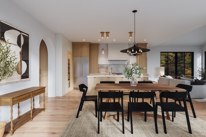 Home Plan - Interior - Dining Room 1 for Country House Plan #23-2805 - 4 bed, 2.5 bath