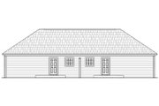 Southern Style House Plan - 2 Beds 1 Baths 1402 Sq/Ft Plan #21-391 Exterior 