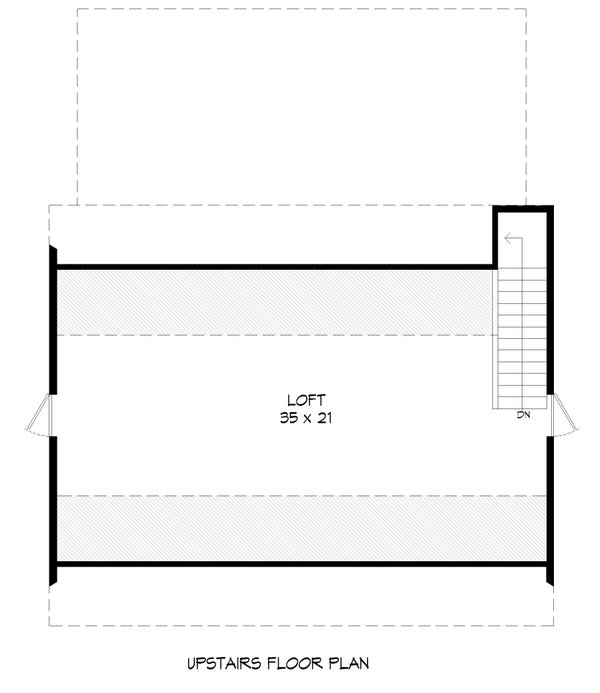 Home Plan - Ranch Floor Plan - Upper Floor Plan #932-494