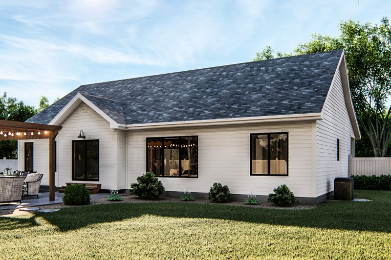 Home Plan - Exterior - Other Elevation 1 for Farmhouse House Plan #455-223 - 3 bed, 2 bath