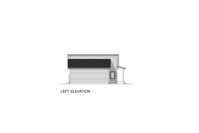 Architectural House Design - Exterior - Other Elevation 1 for Contemporary House Plan #1084-5 - 3 bed, 3 bath