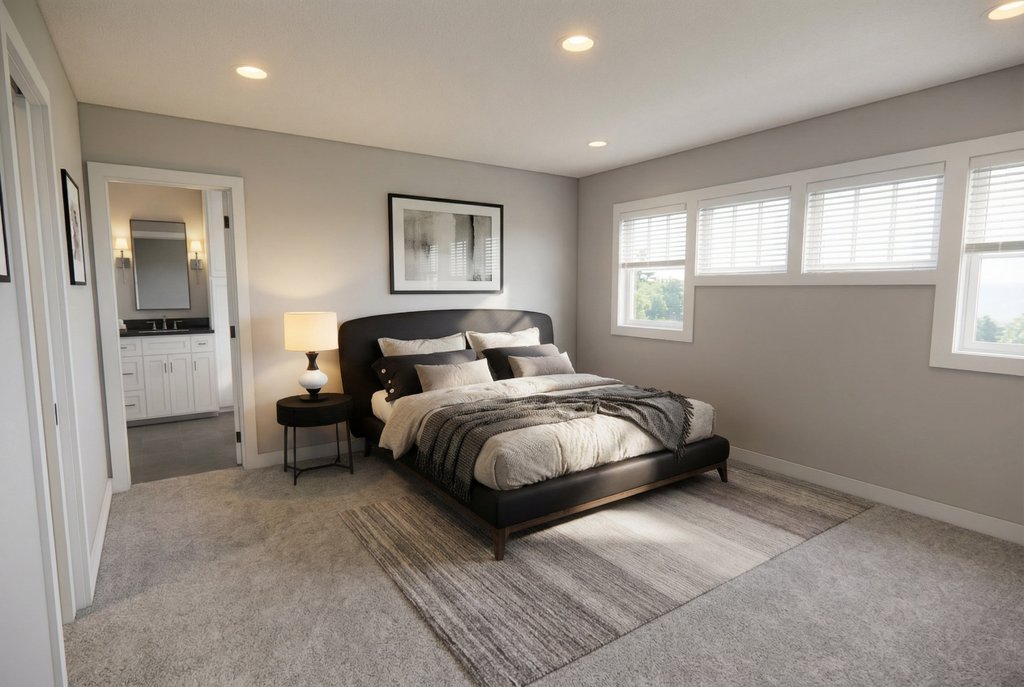 Interior - Master Bedroom 1 for Farmhouse House Plan #51-1518 - 4 bed, 2.5 bath